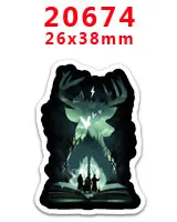 30 шт мультфильм персонаж плоское украшение из смолы PR 20720 - Цвет: 20674