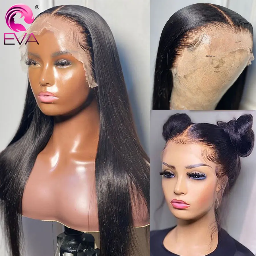 Парики из ЕВА человеческие волосы на полной сетке парики с предварительно