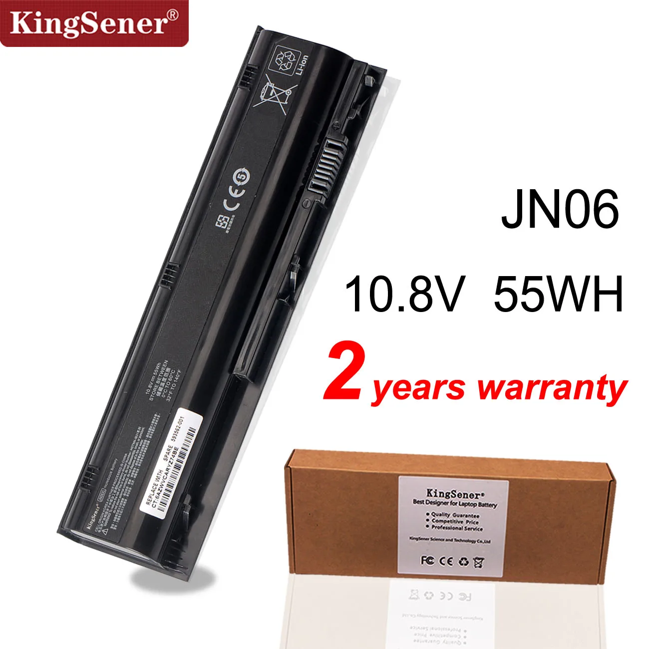 Аккумулятор KingSener JN06 JN06XL для ноутбука HP ProBook 4230S Series HSTNN-IB2U HSTNN-IB3I HSTNN-IB3D HSTNN-IB2V 11 1 В 55