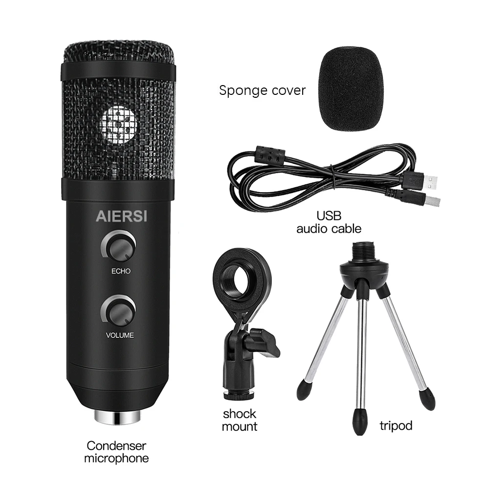 USB Microphone Professional Condenser Microphones For PC Computer