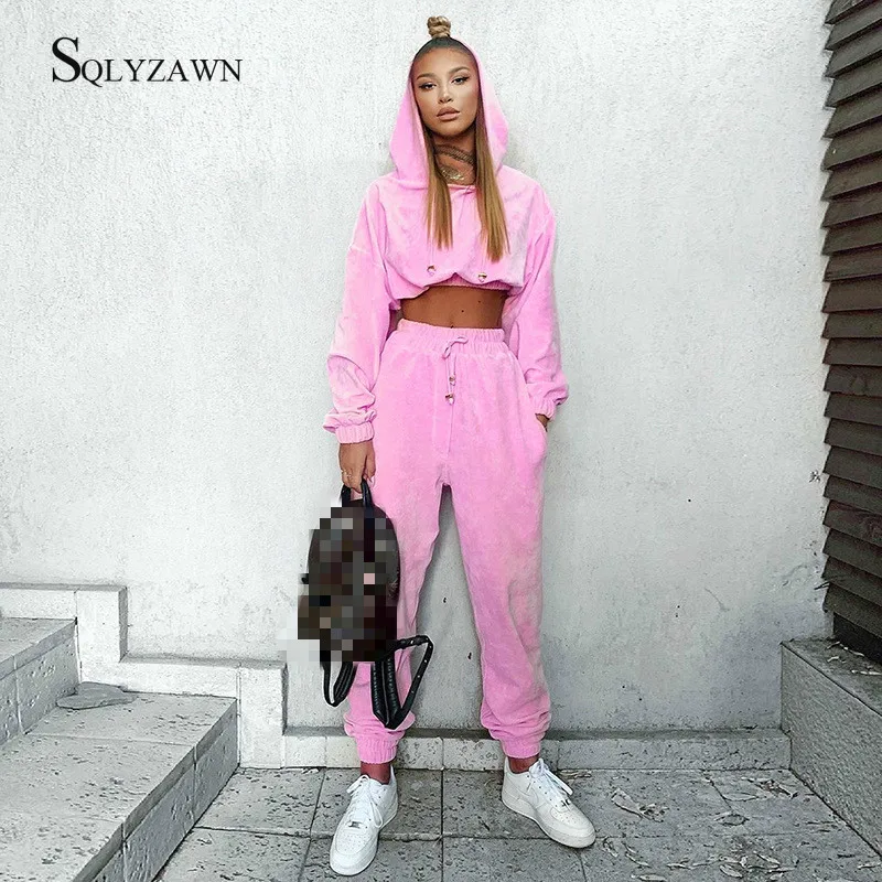Fluffy Sweatsuit Women Autum Wram 