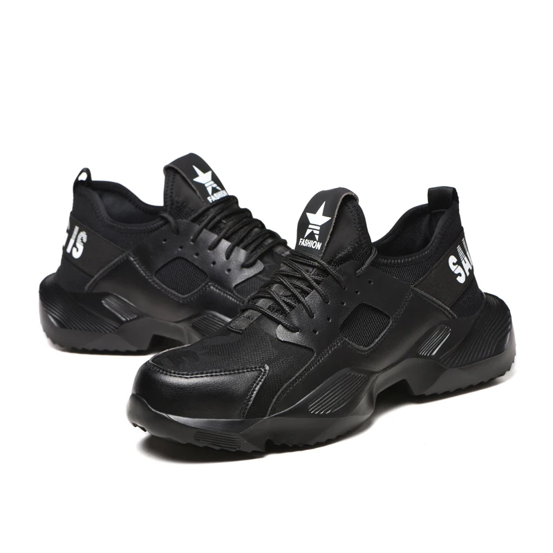 DEWBEST/неубиваемая обувь Райдера для мужчин и женщин со стальным носком; дышащие защитные ботинки; прокалывающиеся рабочие кроссовки; дышащая обувь