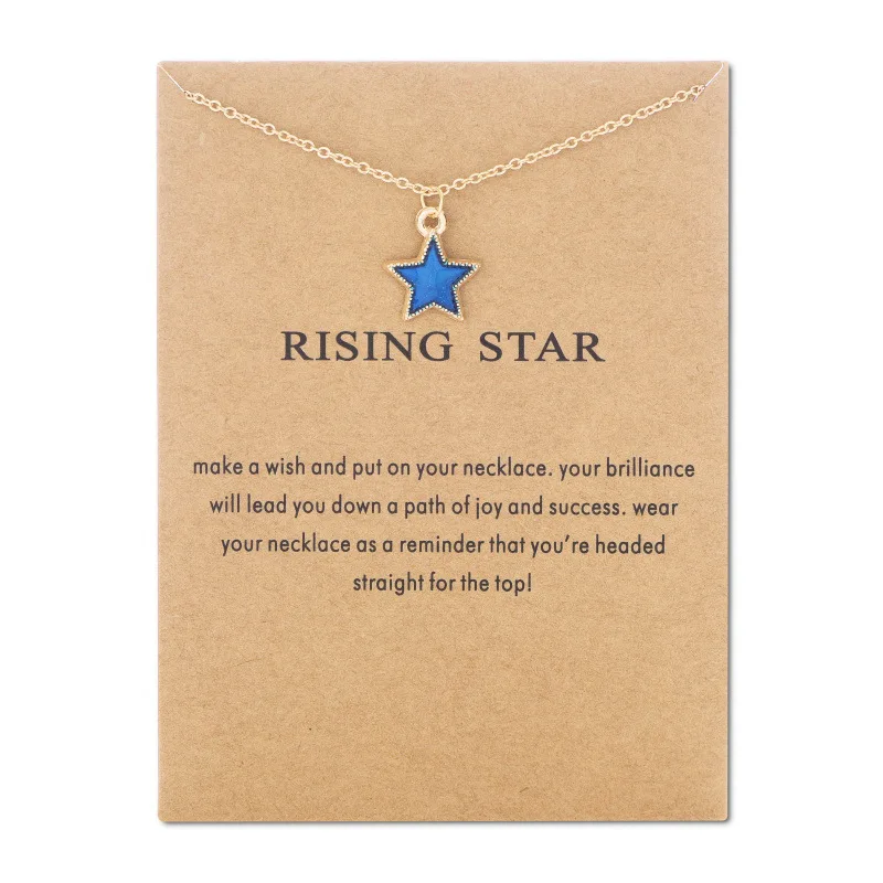 Подарок на день Святого Валентина небольшой подарок любовь ожерелье со звездой