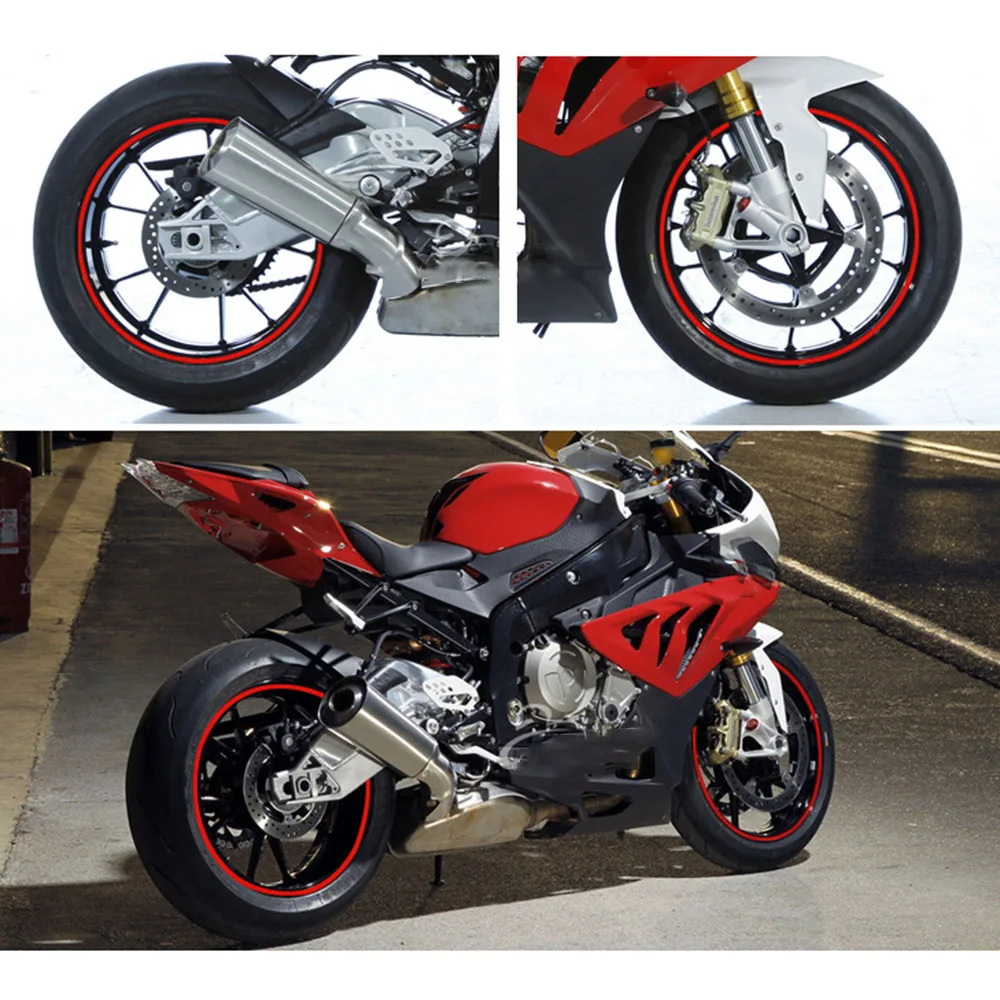 Universal Reflective Hub Sticker Wheel Ring Sticker Tire Reflector Decoration for Motorcycle