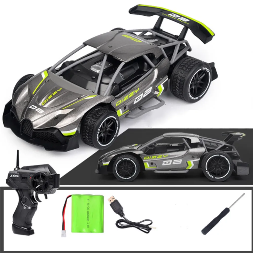 1:16 RC Дрифт гоночный автомобиль 2,4G 2WD Металлический Высокоскоростной пульт дистанционного управления 600mAh Рождественский подарок игрушки Детский подарок Детские игрушки# E30