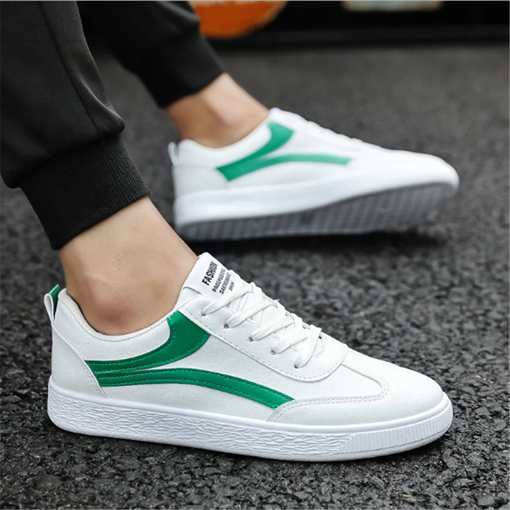 

Non-Leather Casual Shoes Breathable Mens Casual Shoes Teenager Korean Man Sneakers Footwear White Shoes Zapatos De Hombre