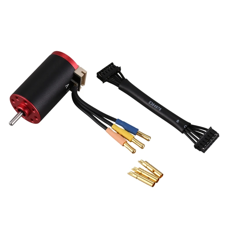 

Brushless Upgrade 1625 4300KV Brushless Motor with 45A Sensored ESC Combo for RC 1/24 1/28 Car