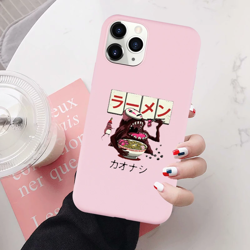 Studio Ghibli Noodles Cat Phone Case