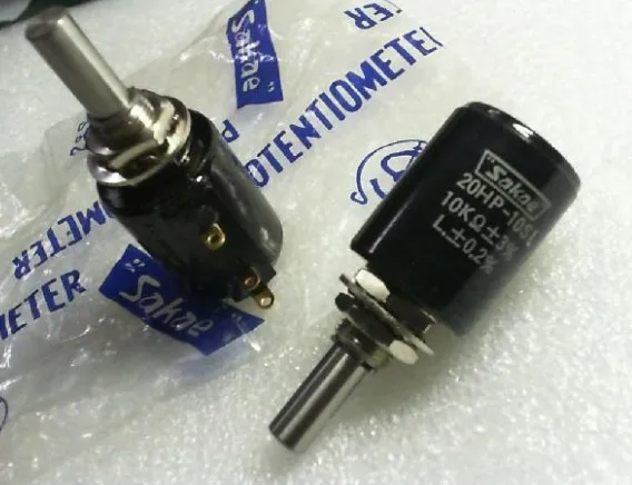 Япония SAKAE 20HP-10SL 20HP 10K 0.2% 10 laps несколько катушек потенциометра переключатель |