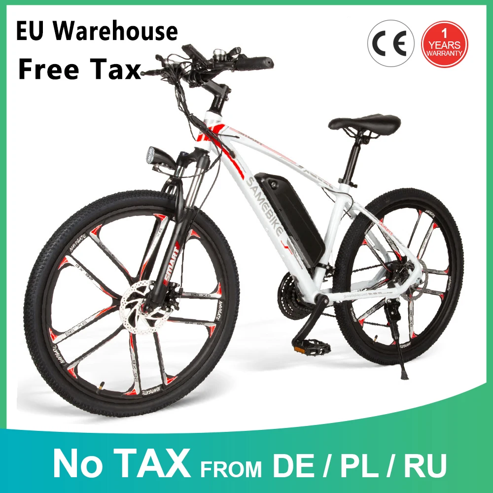 

26inch Electric Mountain Bike E-Bike, 350W 8A Lithium Battery Foldable Mountain E-Bike Shimano 21 Electric Bicycle for Adult