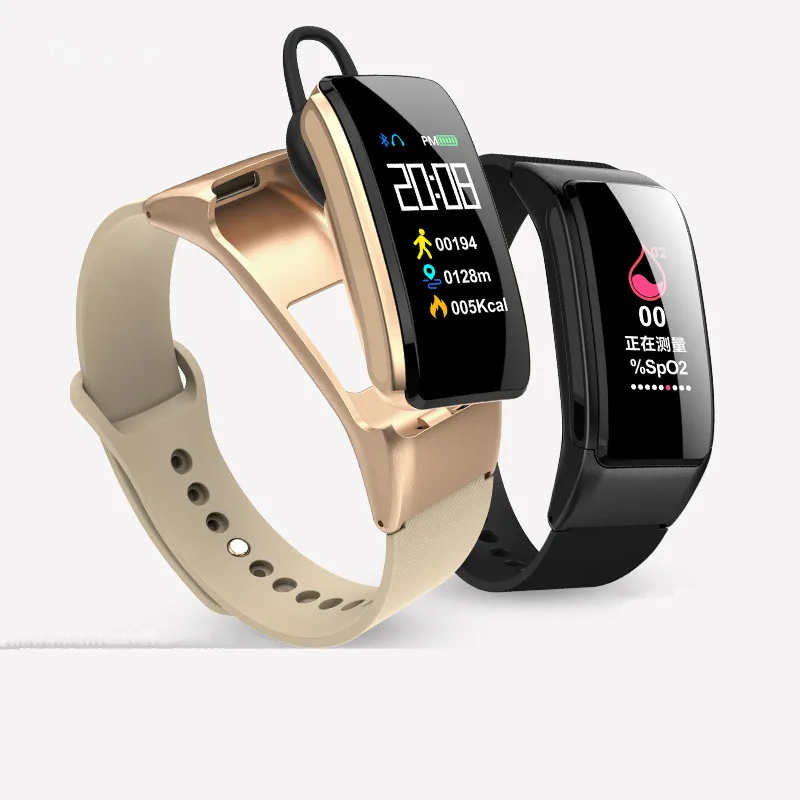 Wearbuds часы беспроводные Bluetooth наушники Talk браслет сердечного ритма спортивные Смарт часы браслет гарнитура для xiaomi huawei вкладыши