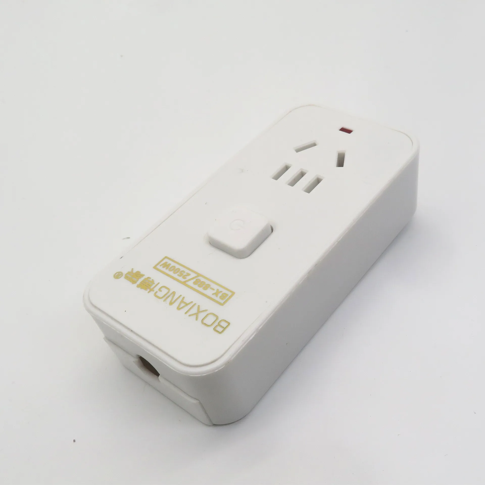 Manufacturers Direct Selling bo xiang 7-Hole with Switch Socket Power 2500W Compact Power Supply Wiring Board Adapter