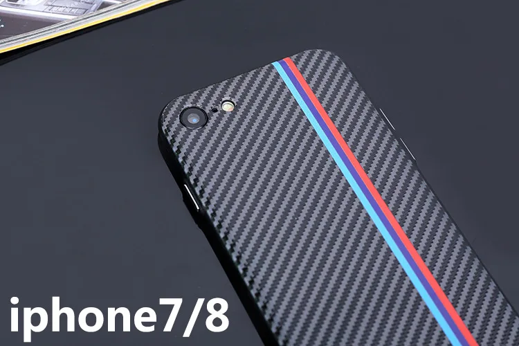 Чехол из ТПУ+ поликарбоната с логотипом гоночного автомобиля для Iphone11 pro Max 6s 7 8 Plus, зеркальный чехол из углеродного волокна для IPhone X XS Max XR