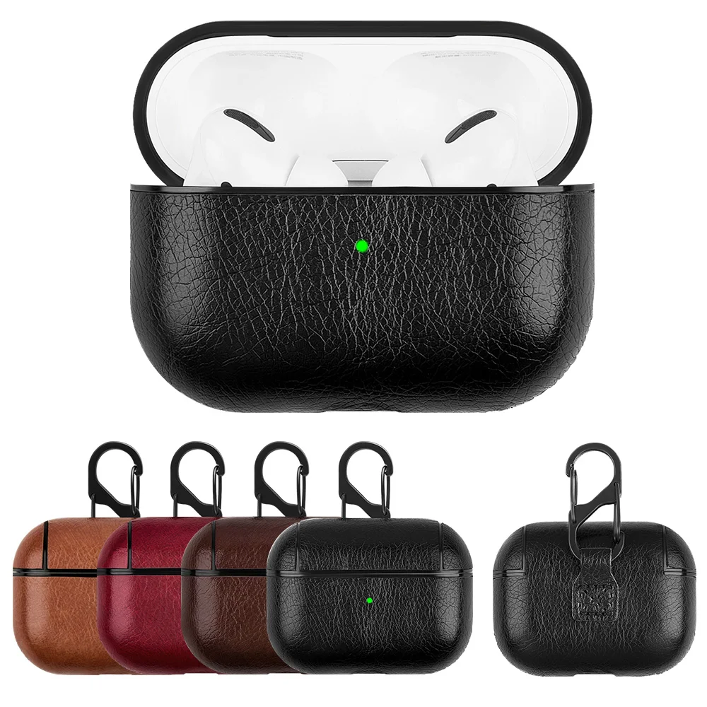 Кожаный роскошный чехол для наушников для Apple AirPods Pro, Bluetooth, беспроводной Чехол Для Air Pods 1, 2, 3, чехол для зарядного устройства, чехол