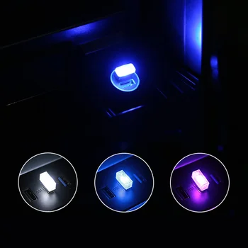 LED samochodów USB nastrojowe światła dekoracyjna lampa akcesoria samochodowe dla opla Astra H G Corsa Insignia Antara Meriva Zafira tanie i dobre opinie Wewnętrzny CN (pochodzenie) Inne Inne naklejki 3d USB Ambient Light Zmieniające kolor Bez opakowania LED Ambient Light