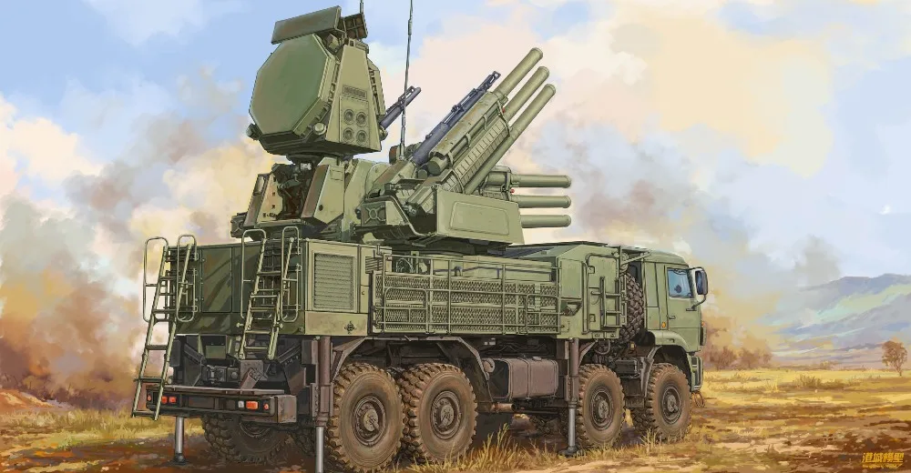 Trumpeter 01061 1/35 масштаб руссия 72V6E4 боевой блок 96K6 Pantsir-S1 ADMGS