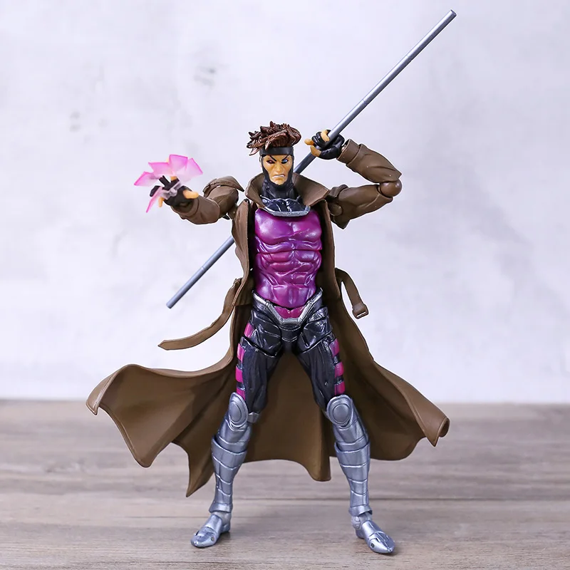 Marvel Amazing Yamaguchi Revoltech GAMBIT X-MEN серии NO.012 фигурка коллекция игрушек кукла подарок