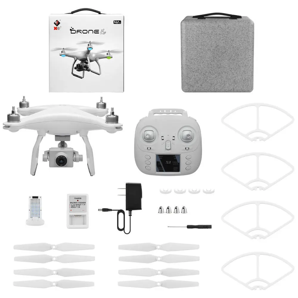 1Battery US Plug WLtoys XK X1 Радиоуправляемый квадрокоптер 5G Wifi FPV 2-осевой GPS Радиоуправляемый Дрон с HD камерой 1080P стабильная платформа панорамирования наклона возврат живого видеодрон - Цвет: 1Battery US Plug