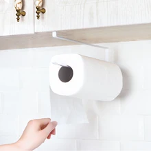 

Multifunction Iron Towel Rack Storage Holder Hanging Roll Paper Organizer Tissue Towel Bar Kitchen Tools
