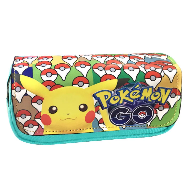 Мультяшный чехол карандаш Pokemon Pikachu школьные принадлежности канцелярские товары