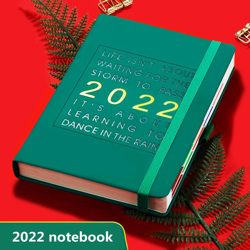 

2022 A5 Latest Fashion and Simple Schedule Book Daily Planner Business Office Notepad Student Notebook Holiday Birthday Gifts