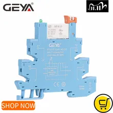 GEYA FY 41F 1 Din Rail тонкий триггерный релейный модуль защиты цепи 6A