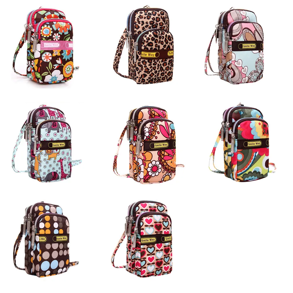 

Women's Bag Fashion Printing Zipper Sport Mini Bolsa For Outdoor Handkerchief Bolsa Feminina Bolsas De Mujer