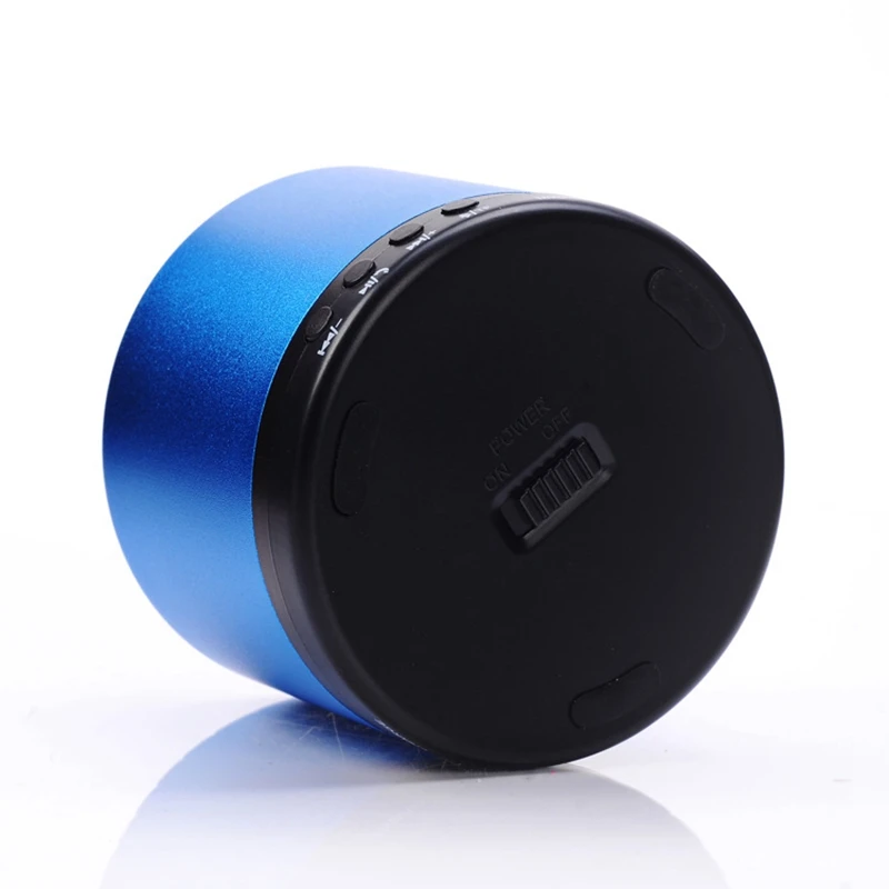 Портативный Bluetooth говорящий радиоприемник наружный мини динамик синий