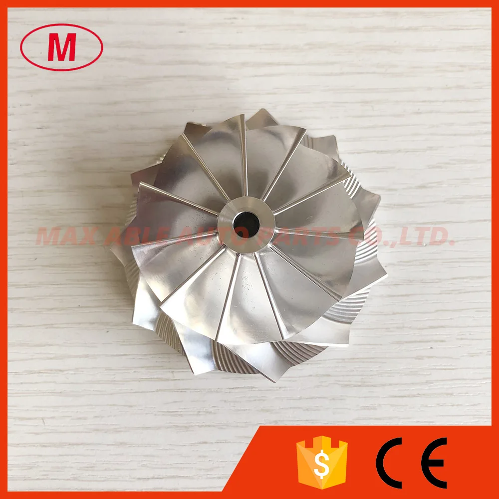 GTX3071 54,06/71,40 мм 11+ 0 лезвия высокопроизводительный турбинный заготовка/фрезерный компрессор колеса для XX8849-2 803712-0001/700711-0046