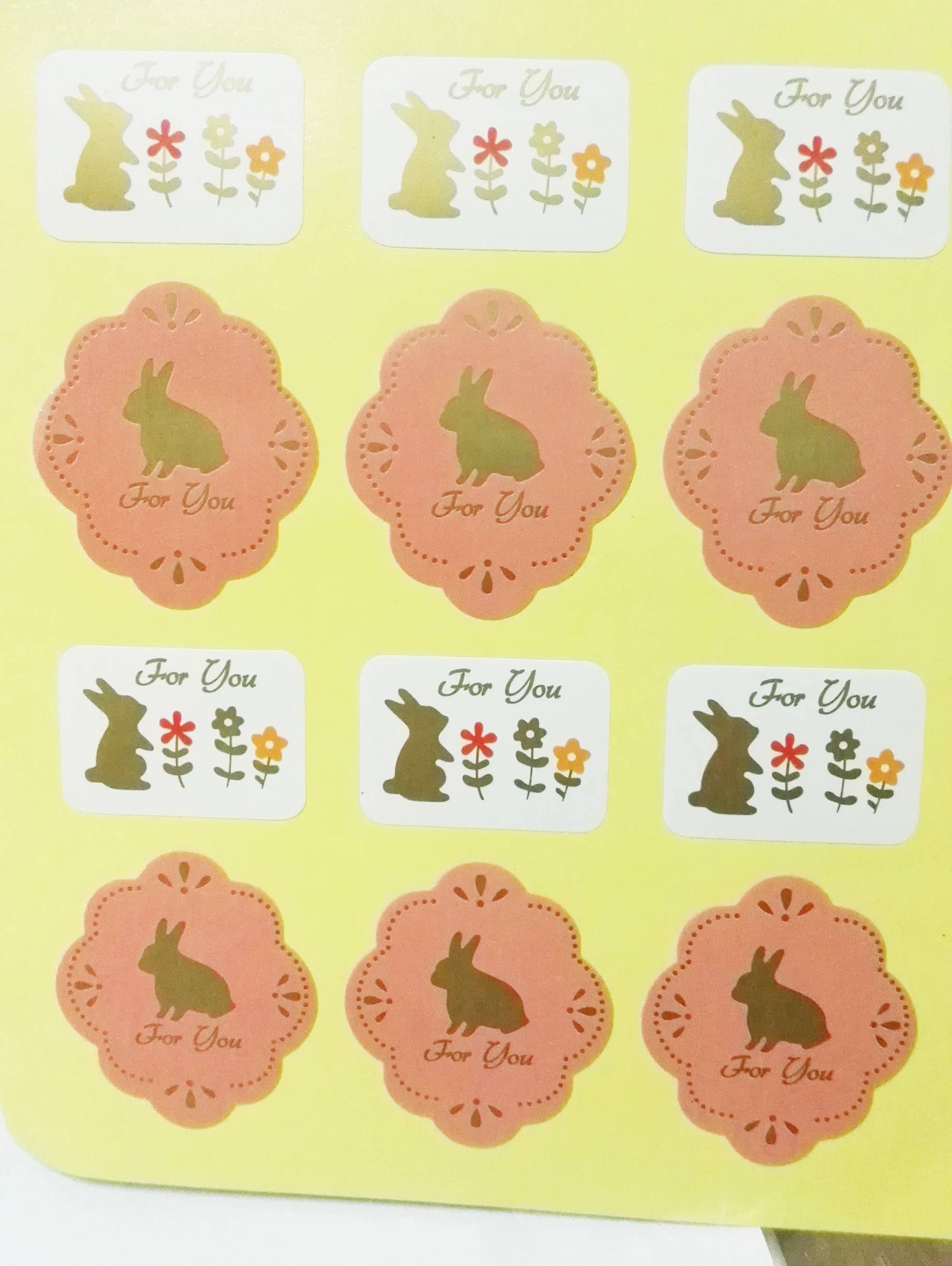 

30MM lovely flower pattern for you paper sticker GIFT HAND MADE CAKE/FOOD/FLOWER/GIFT CARD sticker 120pcs per sell