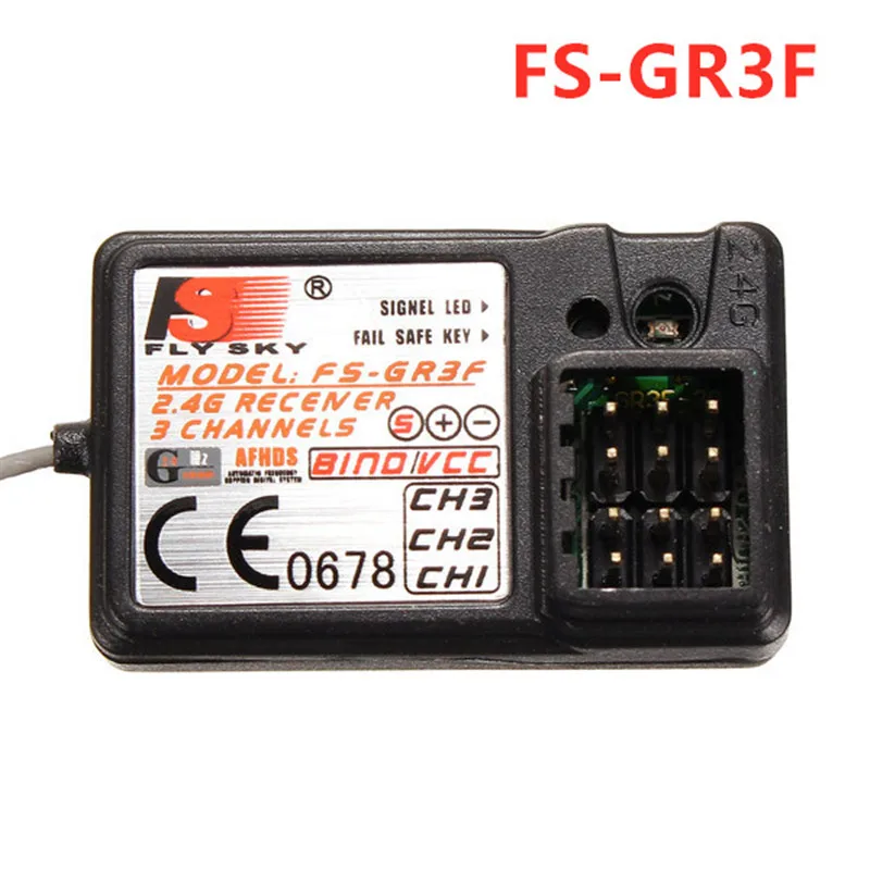 Flysky FS-GR3E/FS-GR3F/FS-A3 3CH 2,4 Ghz приемник для FS GT2 GT2B GT3 GT3B GT3C T6 CT6B TH9X запасная часть передатчика Запчасти Сделай Сам Радиоуправляемый квадрокоптер