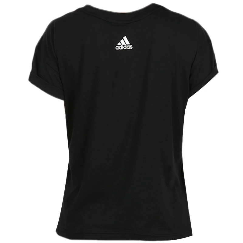 Adidas Новое поступление ESS ALLCAP футболка Топы с короткими рукавами дышащая Для женщин круглый вырез горловины футболка для бега DQ1416