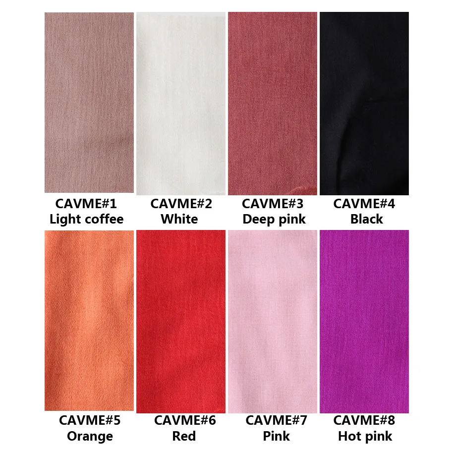 CAVME Pure Cashmere Scarf for Ladies Long Scarves Largue Size Pashmina Solid Color 50g 100*220cm Luxury Gift for Mother