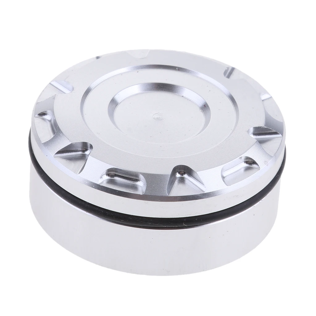 CNC Aluminum Alloy Rear Brake Fluid Reservoir Cap Lid Top Cover for Motorbike