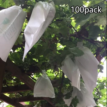 

100PCS Garden Plants Vegetable Fruit Protection Bag Anti Bird Frostbite Protection Bag for Agriculture Pest Control