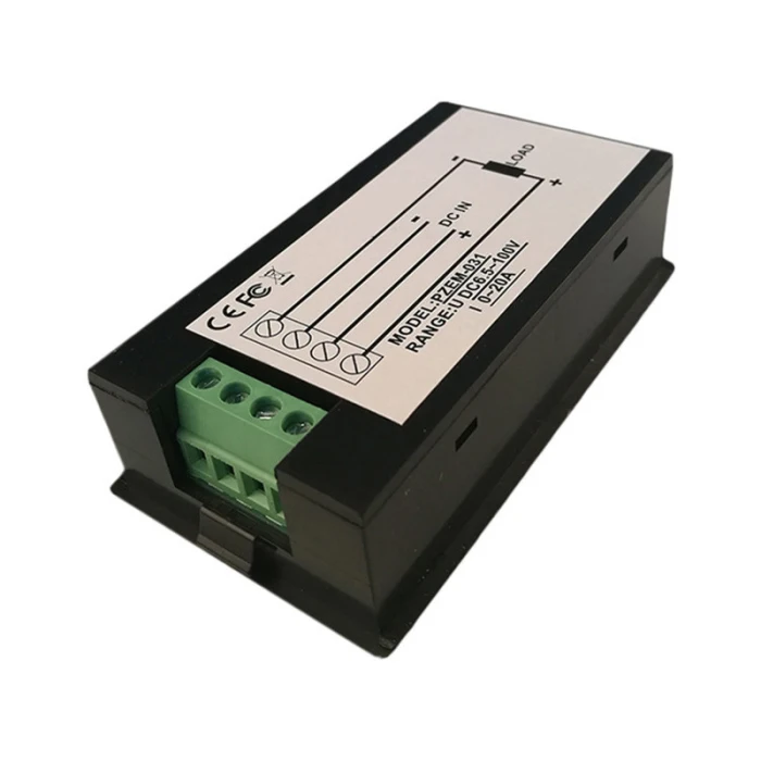 Цифровой тестер батареи амперметр вольтметр измеритель постоянного тока Напряжение мощность Электрический потребление энергии GQ999