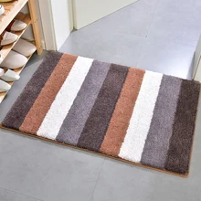 Коврик для входной двери, коврик для туалетной двери, всасывание для туалета, коврик для ванной комнаты, Противоскользящий коврик, домашняя спальня, толщина