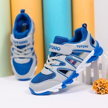 Flarut/детская обувь с дышащей сеткой; Детская Спортивная повседневная обувь из сетчатой ткани; удобные модные кроссовки для бега для мальчиков и девочек