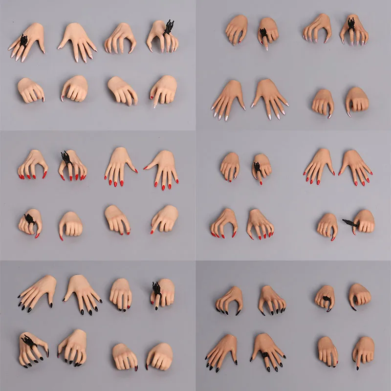16ReplaceableNailFingersHandModelFit12FemalePHTBLPale