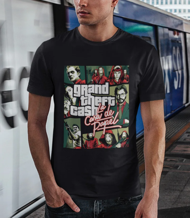 House Of paper футболка La Casa De Papel испанский криминальная драма деньги Heist Bella Ciao Grand Theft деньги футболка