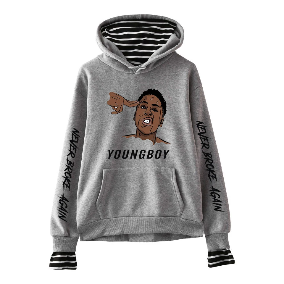 YoungBoy комплект из 2 предметов толстовки с капюшоном Повседневная Удобная