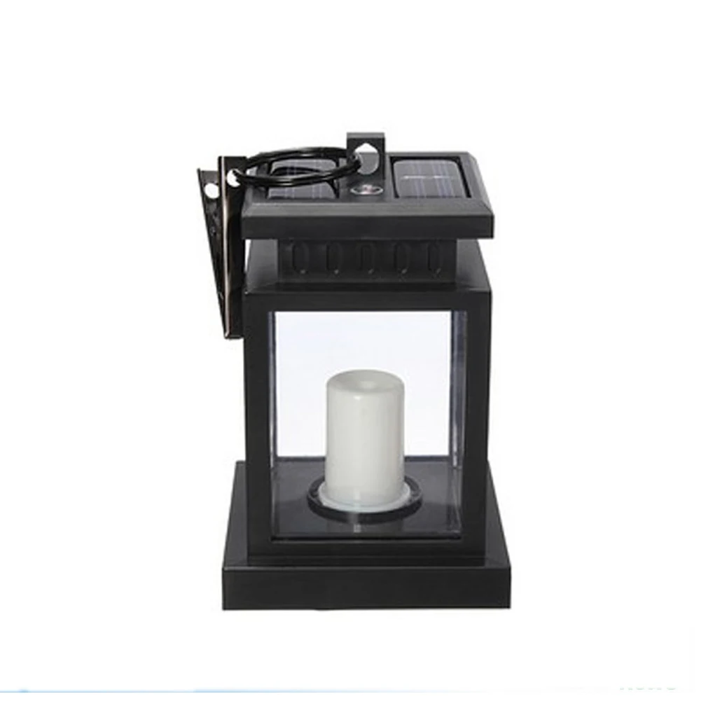 

Solar Powered LED Candle Table Lantern Hanging Light Outdoor Camping Light