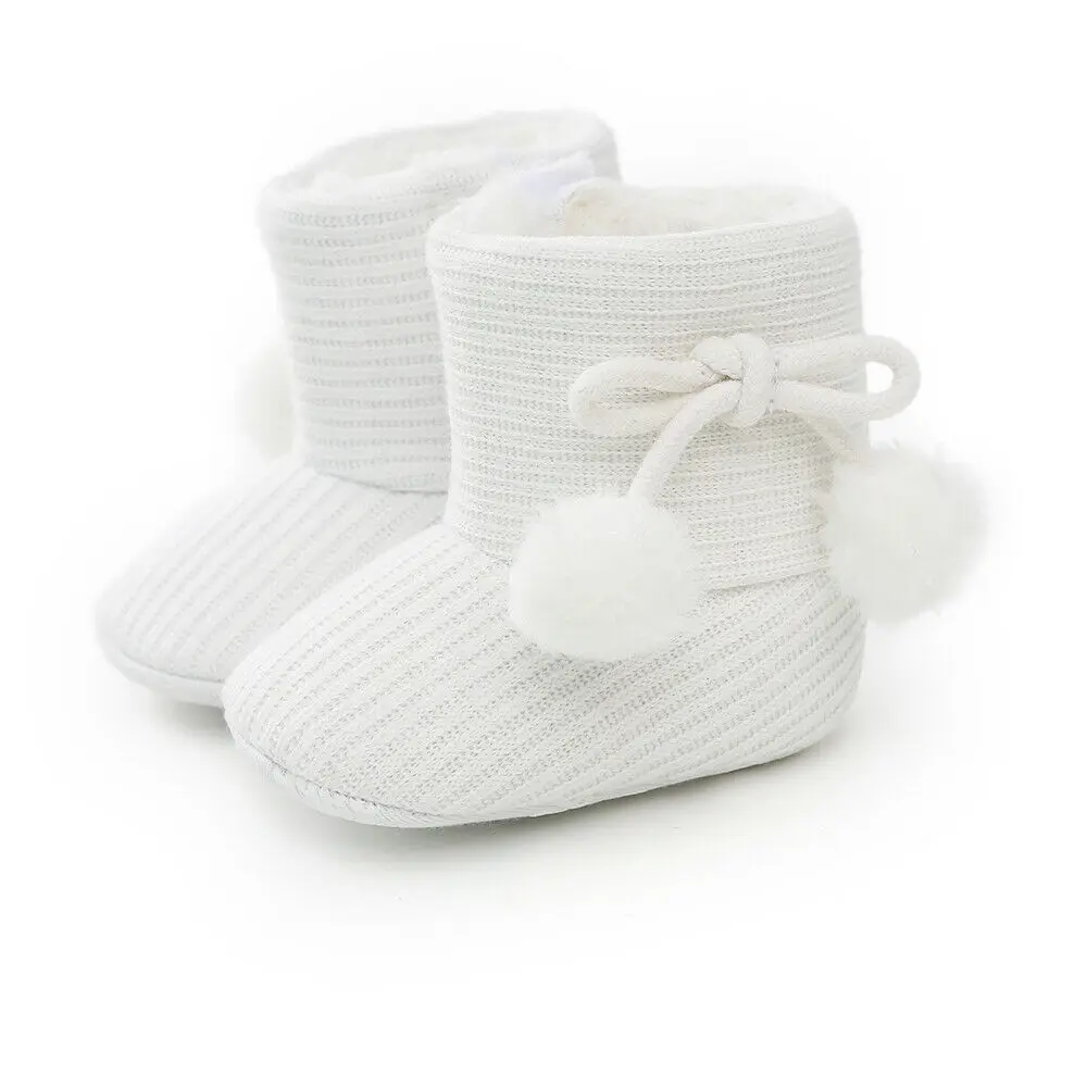 Зимняя обувь для маленьких мальчиков и девочек; однотонные модные детские сапоги для малышей - Цвет: B