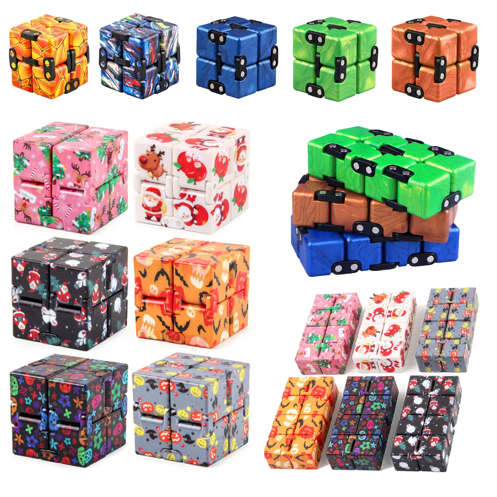 shipping them globally 3*3*3cm BIG FIDGET CUBE ADHD Toys Puzzles Nail