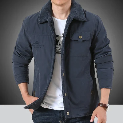 blue 3166 M-4XL, утолщенная, свободная, удобная, мужская, зимняя, хлопок, дышащая, парка, мужская,, теплая куртка, ватник, EEP, бренд - Цвет: blue 3166