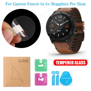 

1/3pcs Tempered Glass Screen Protective Films 9H 2.5D Premium Screen Protectors For Garmin Fenix 6 6S 6X Pro Watch Accessories