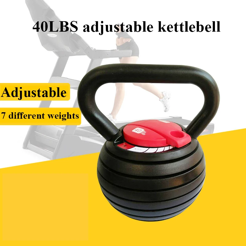 Workout Weight Training Equipment for Home Gym Use Adjustable Detachable Kettlebell Pink Ladies Fitness Kettlebell Weights from 5 lbs-8 lbs-9 lbs-11 lbs 