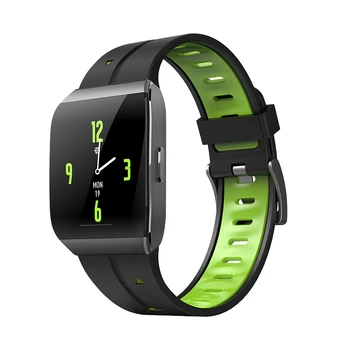 

Smart Watch HD Large Display IP68 Waterproof Heart Rate Monitor 30 Days Long Time Standby for Men Womens Smart Watch-Black+Green