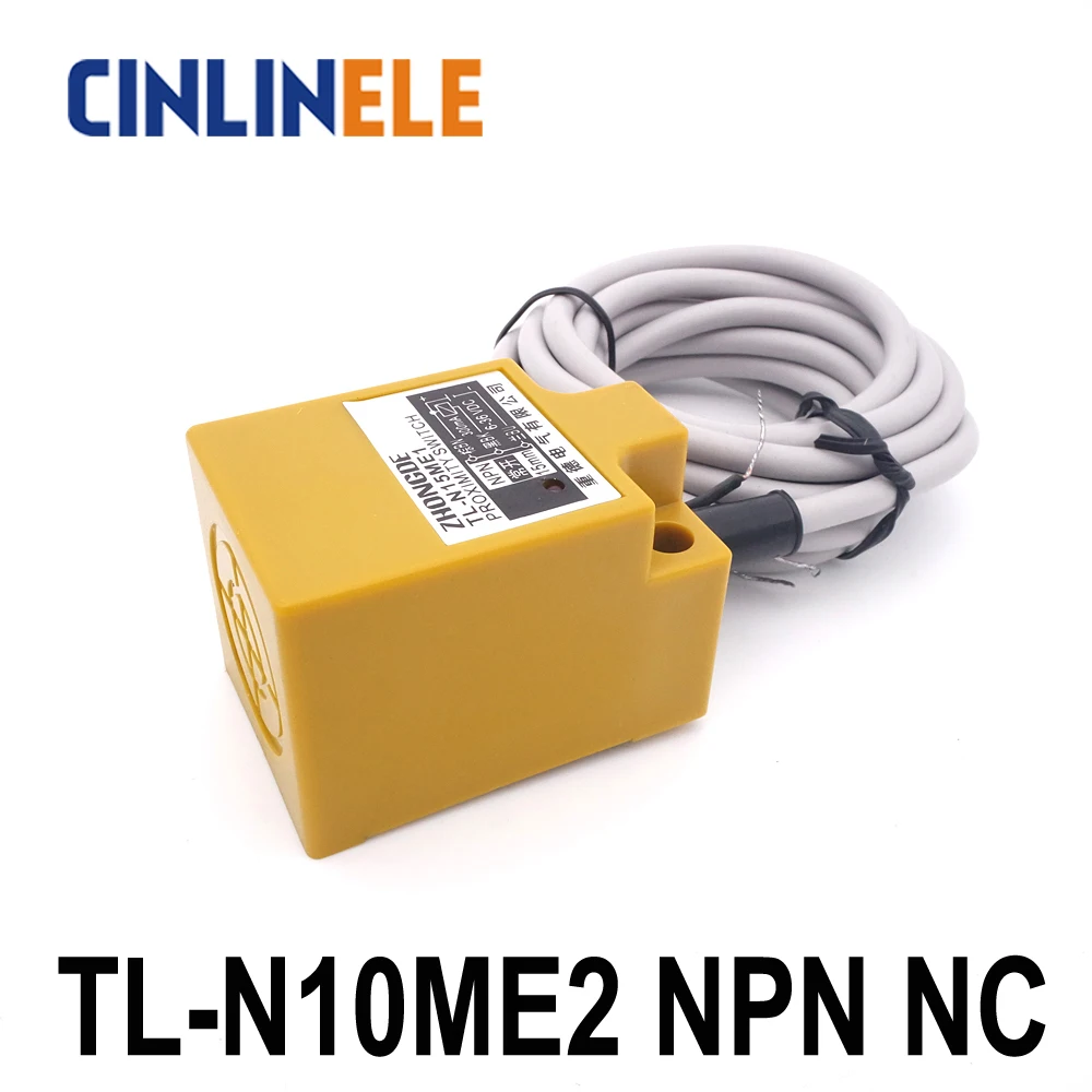 TL-N10ME2 10 мм Измерение постоянного тока NPN NC Cube оболочка для индуктивного экрана