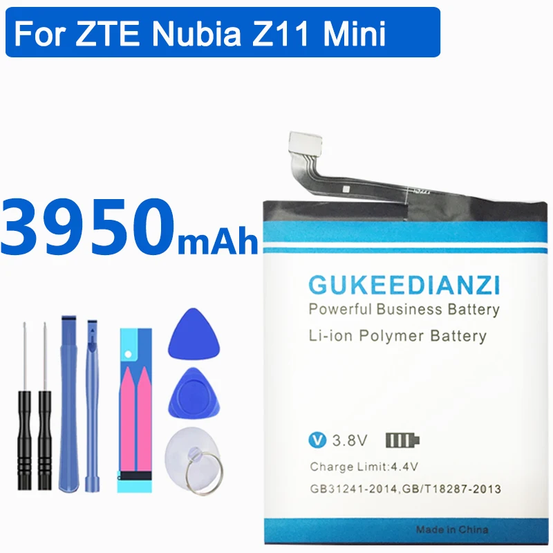 GUKEEDIANZI 3950 мАч LI3827T44P6H726040 Аккумулятор для телефона zte Nubia Z11Mini NX529J мобильный сменный аккумулятор